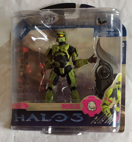 Figurine McFarlane Halo 3 - Soldat Spartiate Hayabusa Blanc - Édition 2009 NEUVE Sous Boîte