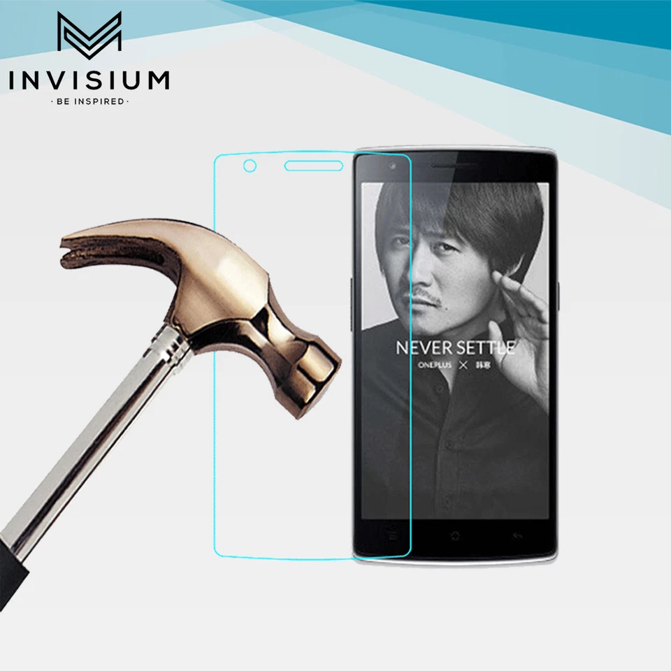 INVISIUM Tempered Glass Screen Protector Film OnePlus One 1+1 OnePlus Two 1+2 - image 2 of 2