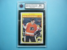 1982/83 O-PEE-CHEE NHL HOCKEY CARD #249 RON FLOCKHART ROOKIE RC KSA 10 GEM OPC