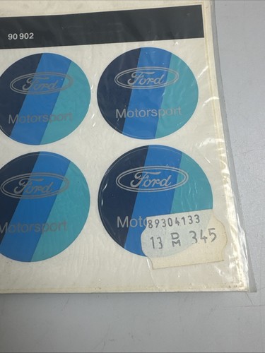 Ford Motorsport Sticker Wheel Hub 45mm Emblem E2004 - Picture 5 of 10