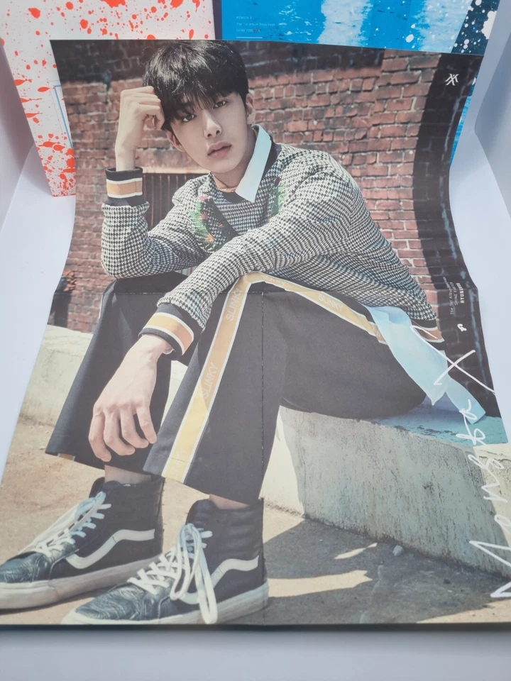 K-Pop Monsta X Shine Forever CD Album 2017 Repackaged Photo card Stickers Poster Foto 2 de 4