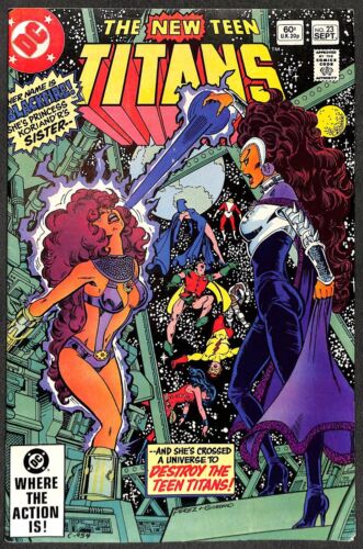 New Teen Titans #23 1st Appearance of Blackfire 1st Adrian Chase Vigilante VFN- - Picture 1 of 3
