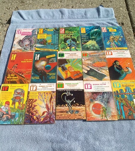 Large Lot 41 Vintage Worlds of If Science Fiction Magazines + 12 Bonus Anthology - Picture 5 of 16