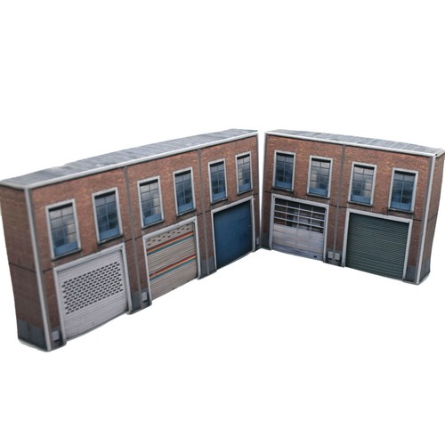 Karte Low Relief HO Stärke Industriegebäude 5er Pack 1/87 Maßstab Set 3  - Bild 5 von 7