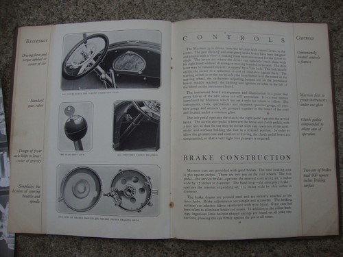 The MARMON 34 LARGE BROCHURE book CATALOG No. 2231 1st Edition antique car - Picture 10 of 13