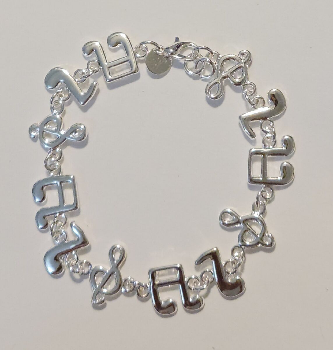 Sterling Silver Musical Notes Bracelet Sterling Silver Musical Notes Bracelet