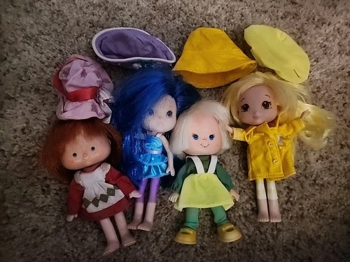 Vintage Strawberry Shortcake Lot of Dolls,cars,accesories