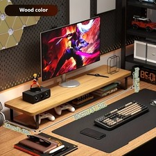 Monitor Riser Stand,Solid Wood Construction,Perfect for Home Office,Dual Monitor
