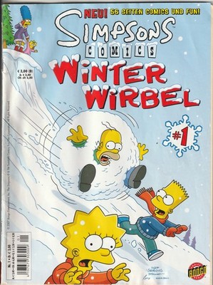   SIMPSONS COMICS WINTER WIRBEL #1, Panini Comics/Bongo Comics 2007 COMICHEFT Z3