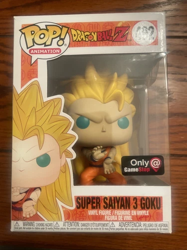 Funko Pop! Dragon Ball Z - Super Saiyan 3 Goku - GameStop Exclusive #492