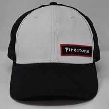 Firestone Patch K-Products Headwear Adjustable Hat Black White Baseball Cap