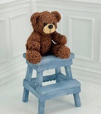 Miniature Dollhouse /Polymer Clay Teddy Bear/ Miniature Figurine