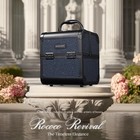 Byootique Makeup Train Case Cosmetic Organizer w/ Mirror Artist Rococo Midnight — photo 2