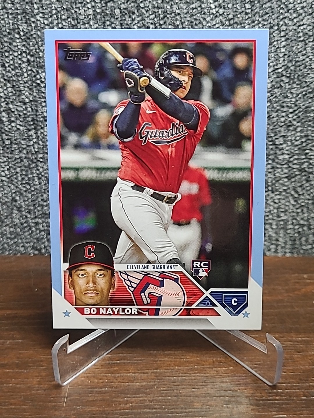 2023 Topps Series 2 Bo Naylor #421 Father's Day Powder Blue /50 (RC)