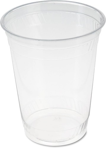 Fabri-Kal 10 oz PLA Compostable Greenware Cold Drink Cups, GC10, Clear | - Picture 3 of 3