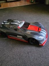 Arrma Drag car  Speed Run-Perfect condition Roller  1/8  Corvette body RC ARRMA 