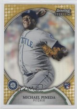 2011 Bowman Sterling Gold Refractor /50 Michael Pineda #35 0af