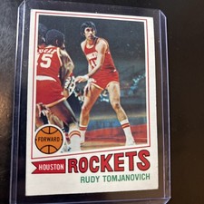 1977-78 Topps RUDY TOMJANOVICH Houston 🚀#15