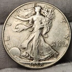 1938 P Walking Liberty Half Dollar - 90% Silver - Great For Albums - WL-3828p