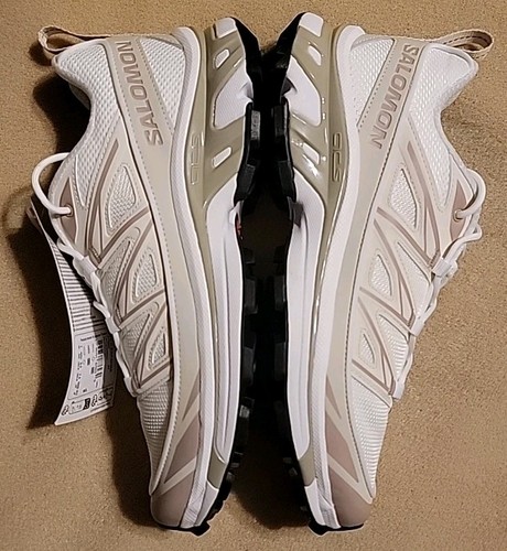 NUEVAS Tenis Salomon XT-6 Expanse Blanco/Día Lluvioso/Oxford Bronceado Mujer 8.5 Hombres 7.5 Nuevas en Caja - Imagen 3 de 11