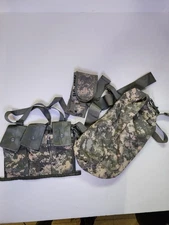 US GI Molle II Army Military Ammo Mag Pouch Waist Pack Lot Of 3 Items Camo