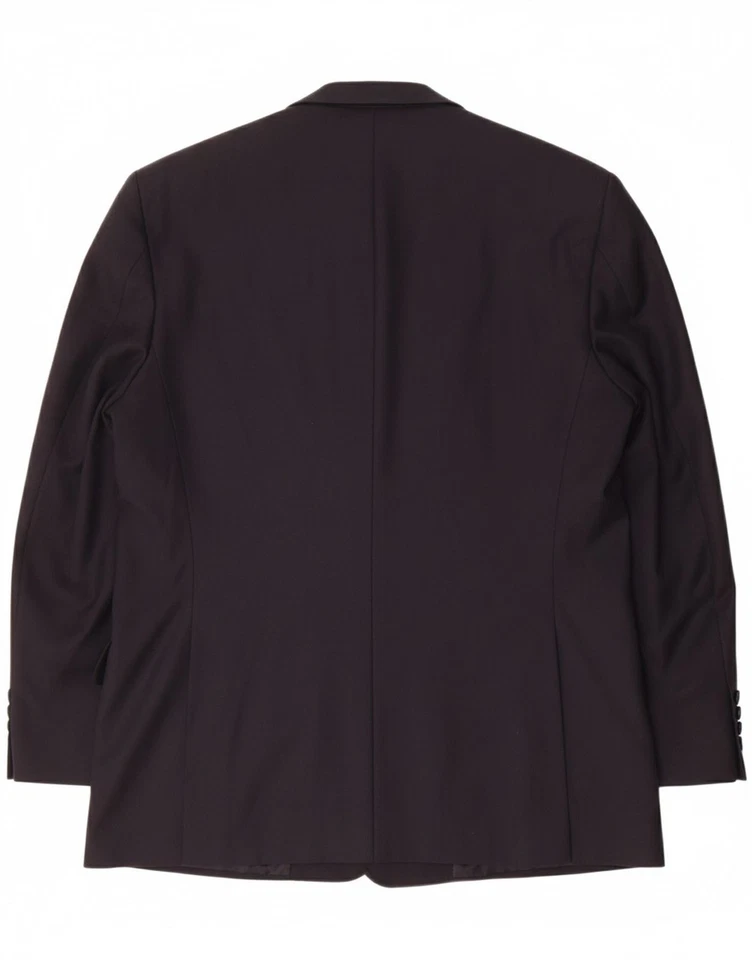 JAEGER Mens Double Breasted Blazer Jacket IT 54 2XL Navy Blue Wool CN01 - Image 2 of 4