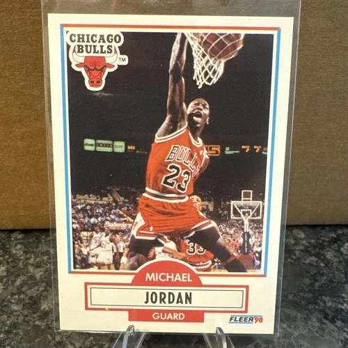1990 FLEER #26 MICHAEL JORDAN 🔥 MINT SHARP 🔥 CHICAGO BULLS HOF
