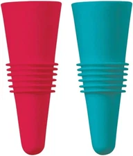 W9319 Bottle Stopper, Set of 2, Multicolor