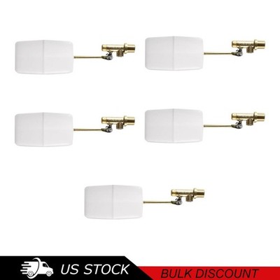 5 PC Heavy Duty 3/8'' Water Float Valve with 3'' Arm Auto Fill Pool Spa Leveler