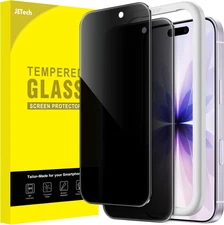 Privacy Screen Protector for Iphone 17 6.3-Inch, Anti-Spy Tempered Glass Film wi