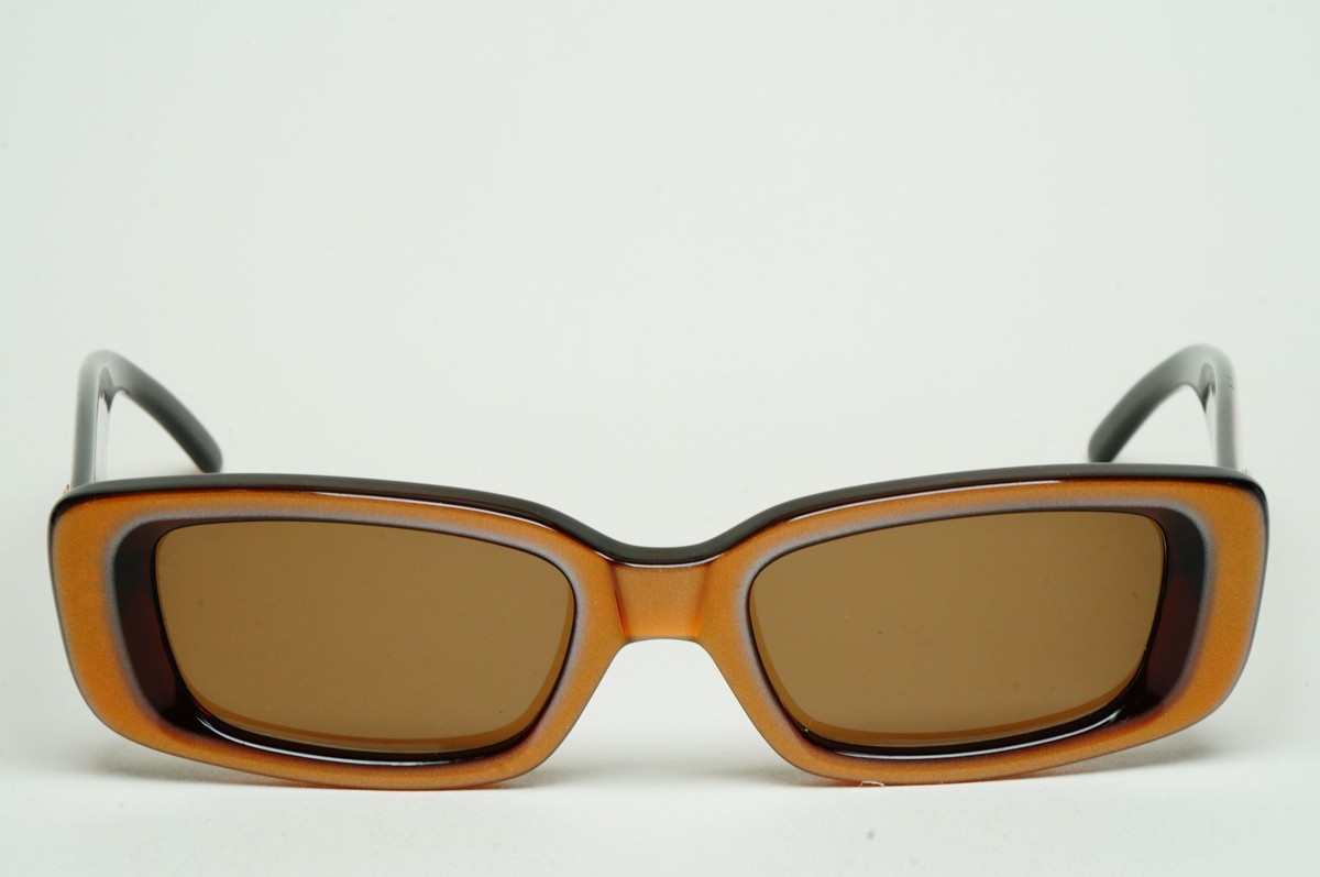 Gucci Sunglasses 1996 Vintage Brown Square Unisex Retro GG 2409/N