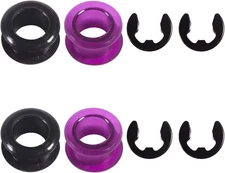 Automatic Transmission Shift Cable Bushing Repair Kit Two Purperl +Two Black 