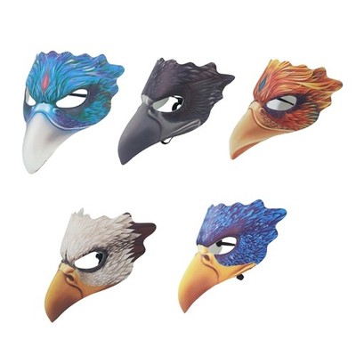 EVA and Fabric Animal Bird Mask Adjustable Strap Costume Parties Halloween