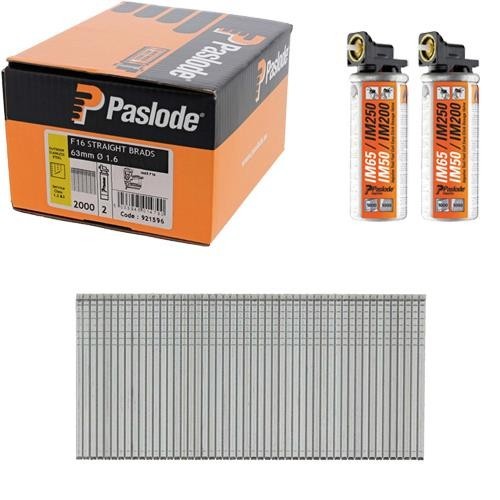921596 PASLODE 63mm Stainless Steel BRADS 2000/2 - Picture 3 of 3