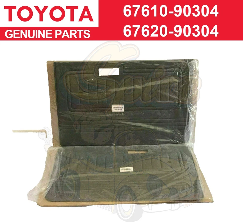 Toyota Genuine Land Cruiser FJ40 BJ40 1969-1986 Door Panel Trim Board SET New - Image 1 of 1