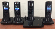  Lot of 4 Poly VVX D230 Cordless DECT IP Phones  C327