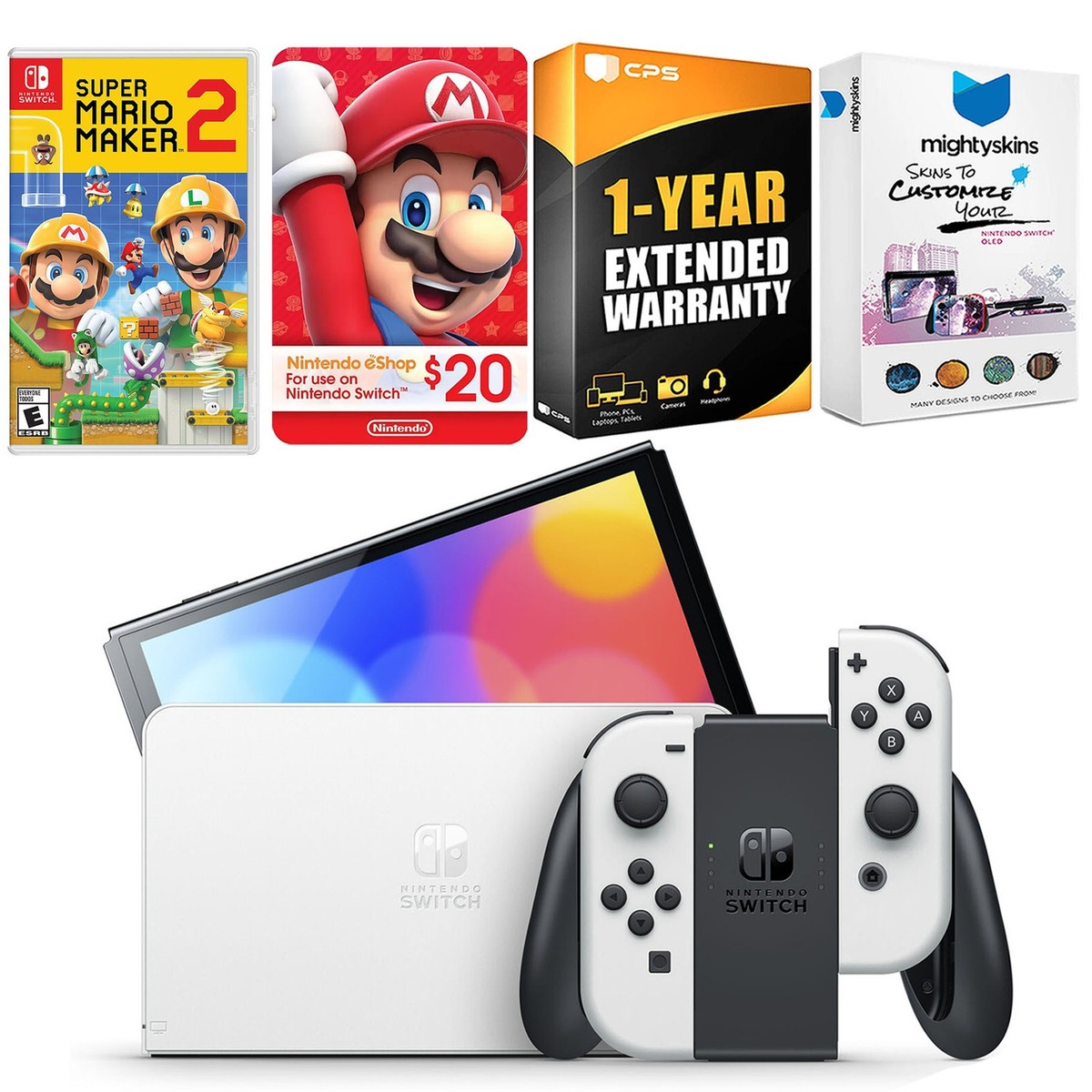 Nintendo Switch White OLED Mario Maker Game Nintendo $20