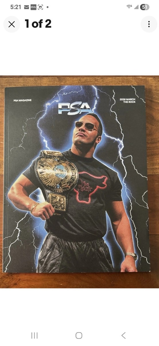 2026 PSA Magazine March Issue (The Rock) New (unread) | eBay