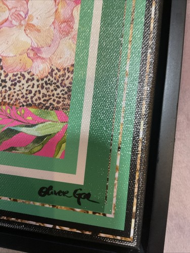 Signed The Oliver Gal Artist Co. Floral Parade Framed Canvas, 21" x 21", White - Picture 4 of 6