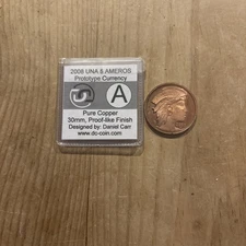 Daniel Carr - 2008 UNA 5 AMEROS - Winged Liberty Head - Copper Proof-like Finish