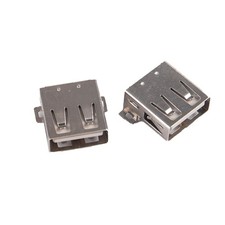 10Pcs USB2.0 Type A Standard Port Female Solder Jack Connector PCB Socket SM.t2