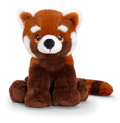 Kuscheltier Roter Panda 20 cm   Stofftier Plüschpanda rotbraun mit Ringelschwanz