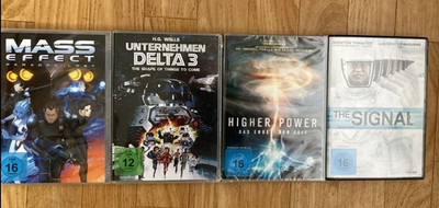 Sammlung DVD - 4 Sci-Fi Filme NEU + OVP   25 % Rabatt beim Kauf von 4