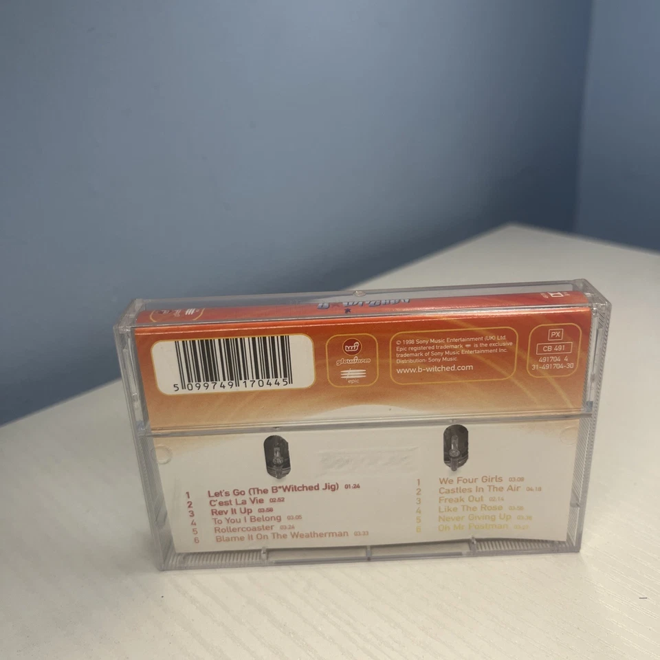 B WITCHED SELF TITLED CASSETTE TAPE ALBUM EPIC SONY 1998 - Image 3 of 3