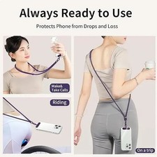 Universal Cell Phone Carrying Lanyard Leash Lanyard Crossbody Neck Strap