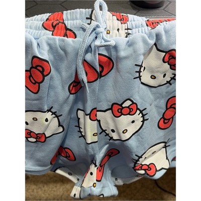 Young Women's SANRIO Blue Hello Kitty Lounge Shorts