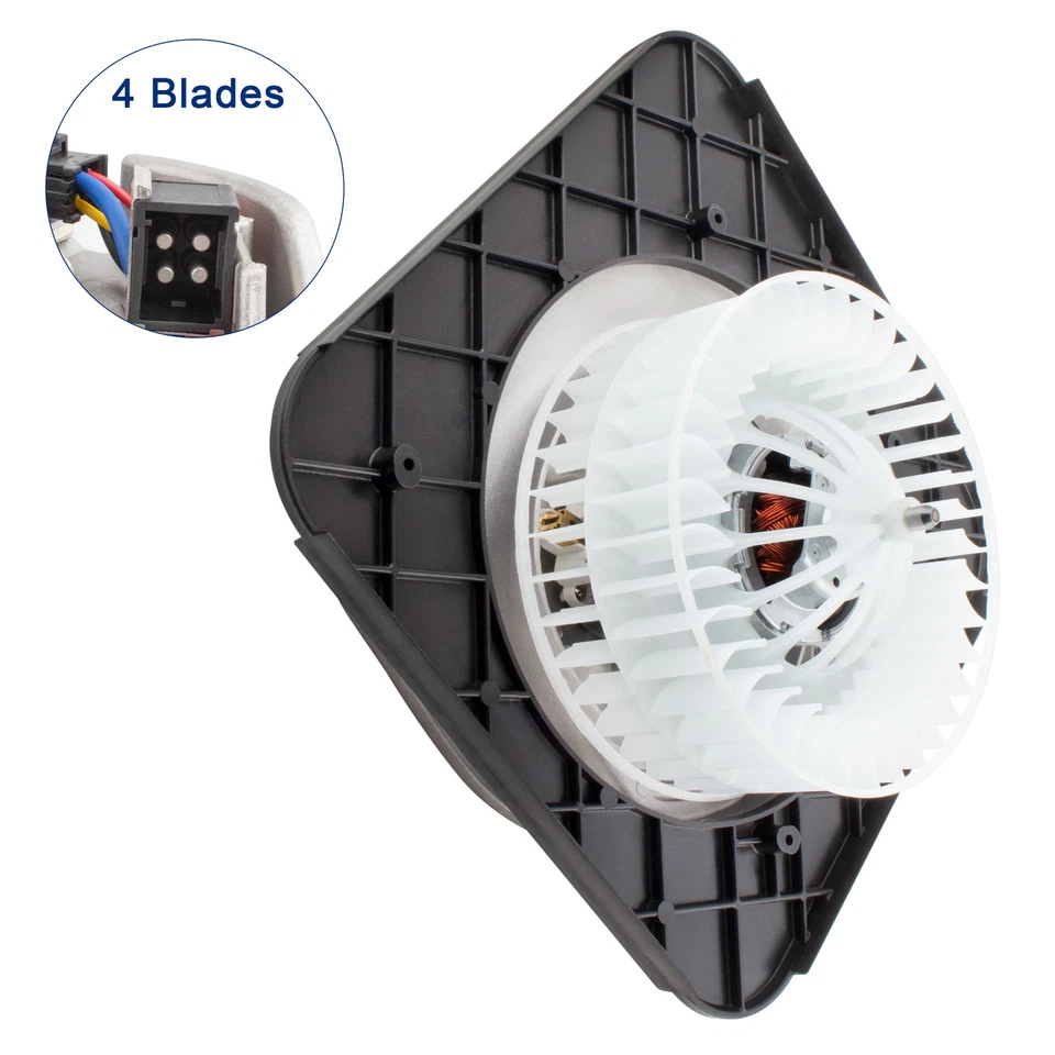 风机电机组件带调节器适用于梅赛德斯-奔驰 w140 S320 S500 1408301208 — 第 4/4 张图片