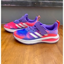 Adidas Niños Zapatos para Correr Talla 1 Púrpura Rosa Correa Tenis