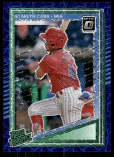 2025 Donruss Optic Blue Laser Prizm RATED PROSPECT Starlyn Caba #197 (JM)