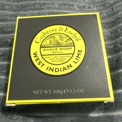 Crabtree & Evelyn West Indian Lime Rasierseife Nachfüller 100g